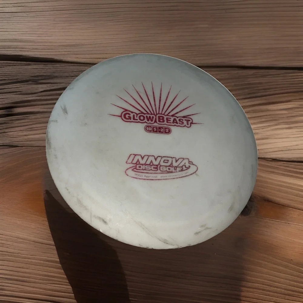 Innova Disc Golf Glow DX Beast Disc Gently Used 171 G (slightly Warped)‎ Rare